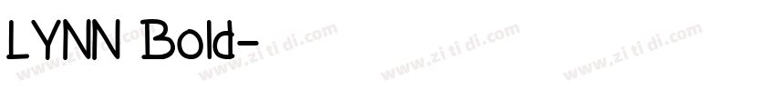 LYNN Bold字体转换